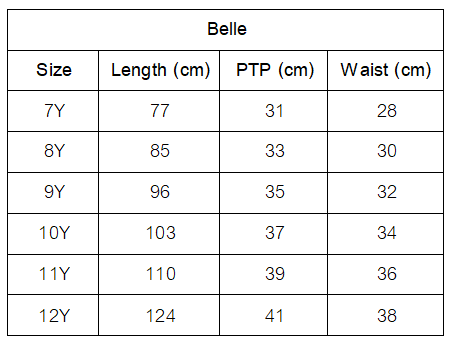 Belle dress - for rental
