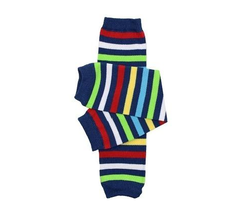 Toucan stripe leg warmers