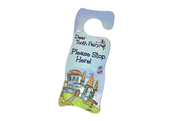 Tooth fairy door hanger